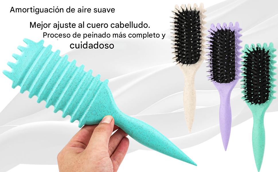 Cepillo para rizos - Cepillado suave y rizos perfectos en cada peinada - 🔥OFERTA UNICA POR HOY 2X1