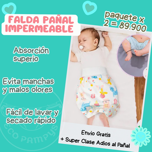 FALDAS IMPERMEABLES NIÑOS Y NIÑAS
