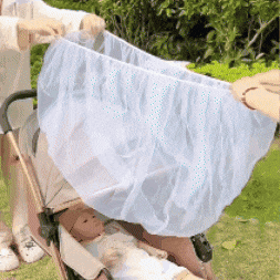 Mosquitera Universal para Carrito de Bebé o cuna - Paseos libres de picaduras que te dan tranquilidad 🤑OFERTA PACK X 4 UNIDADES